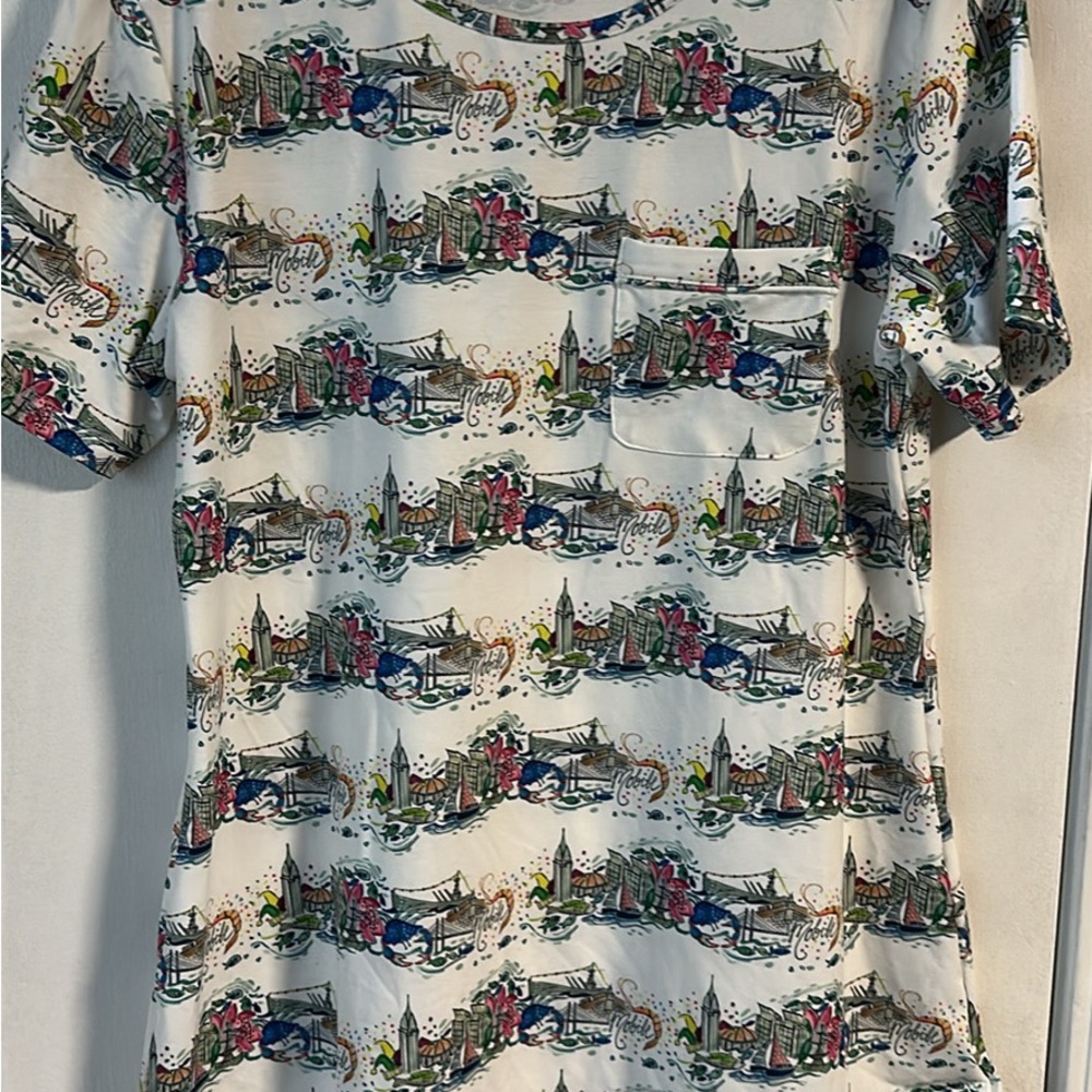 Women's Nautical Print Sleep Shirt